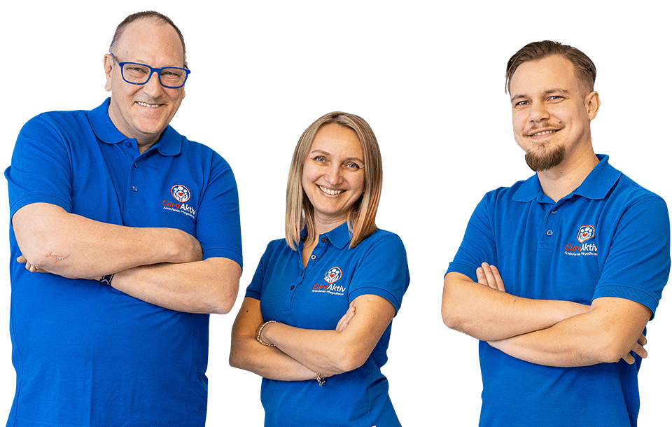 fröhliches Team